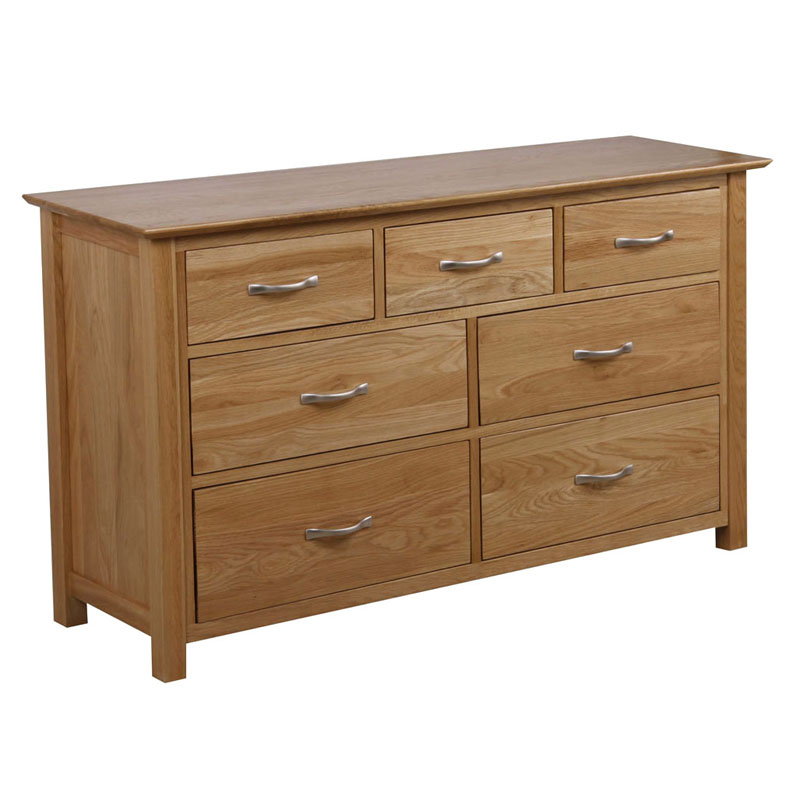 ခေတ်မီ Oak 7 Drawer Cabinet