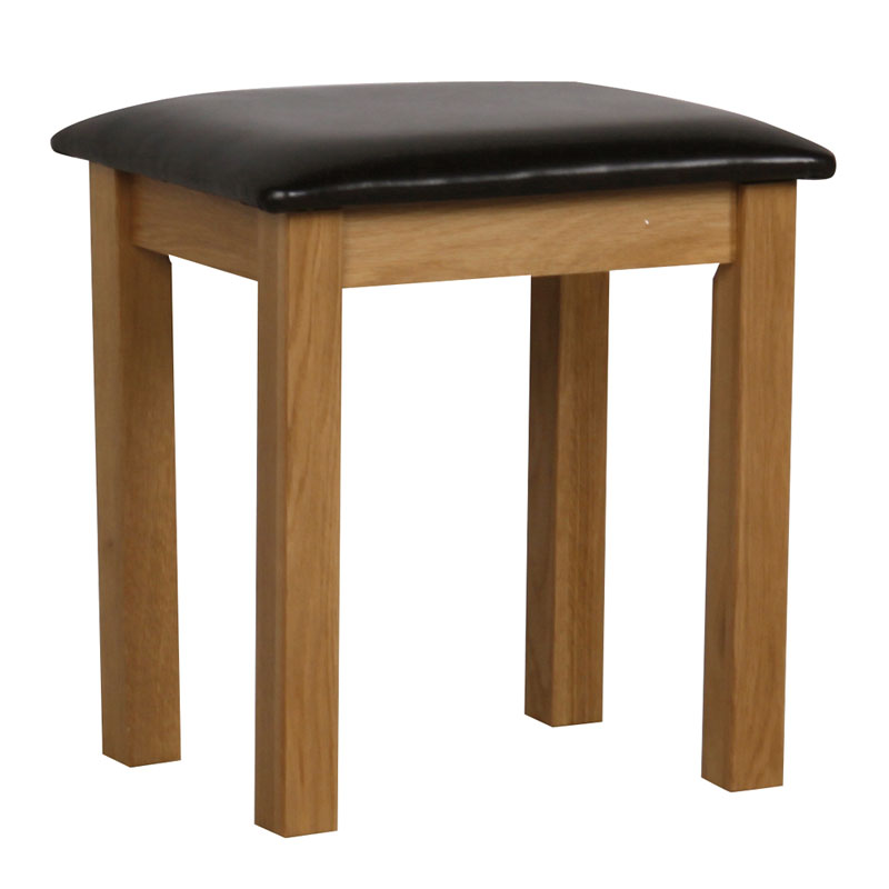 ခေတ်မီ Oak Dressing Stool