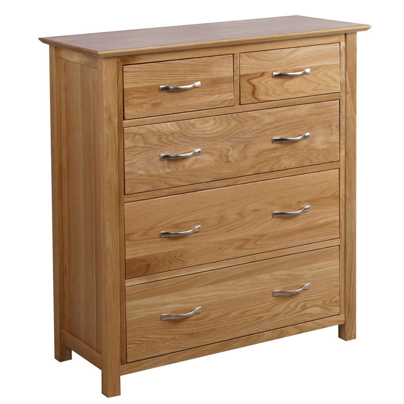 ခေတ်မီ Oak Multi Chest of Drawers