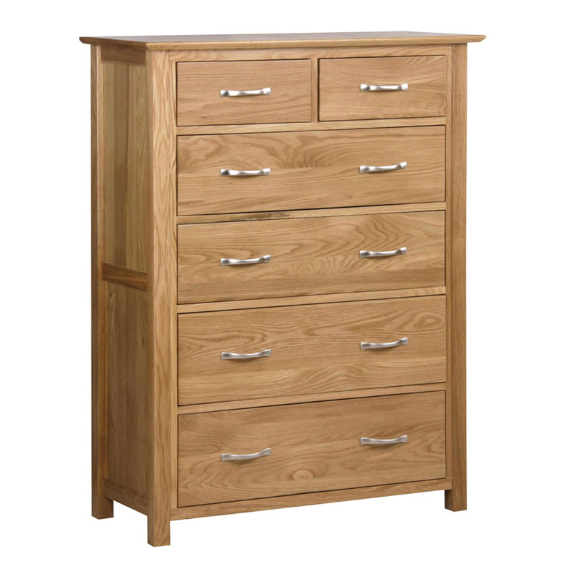 ခေတ်မီ Oak Tall Multi Chest of Drawers