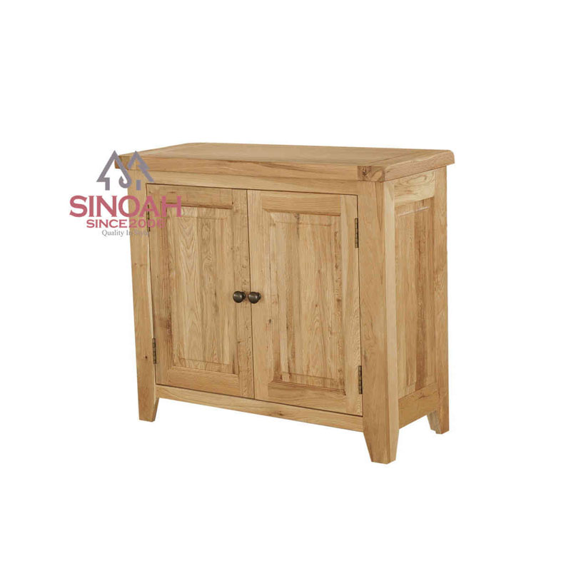 Rustic Oak အသေးစား 2 Door Sideboard